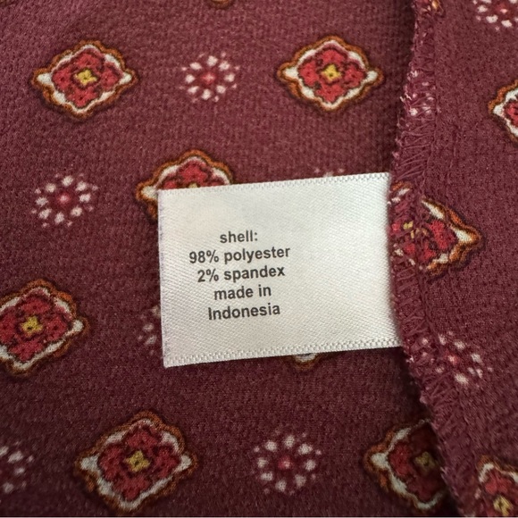 Lane Bryant Sleeveless Burgundy Popover Top - Picture 6 of 7